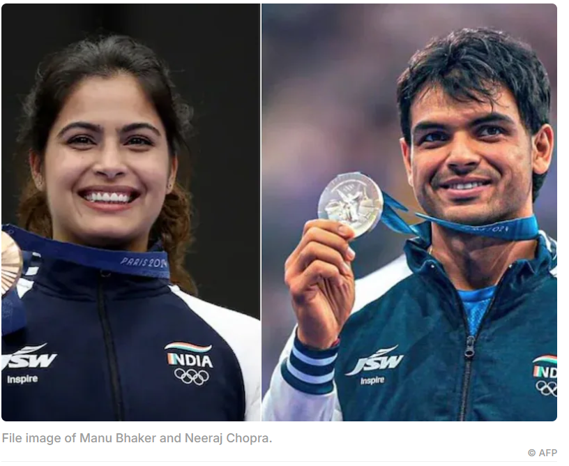 The worth of Manu bhaker and Neeraj Chopra crossed 330 Cr