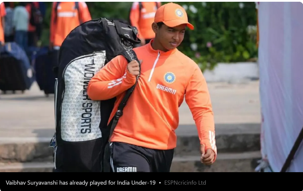 Vaibhav Suryavanshi | 13year's old batting sensation from Bihar